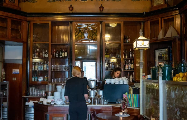 Cracovie Pologne Décembre 2017 Ancien Bar Cofee Sur Place Marché — Photo