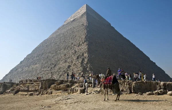 Giza het piramide-gebied — Stockfoto