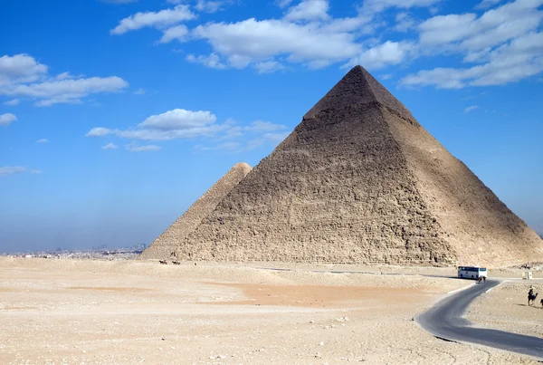 Egypten pyramid område — Stockfoto