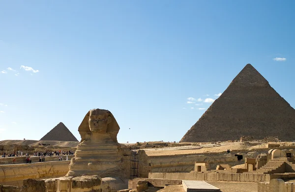 Egypte piramide gebied — Stockfoto