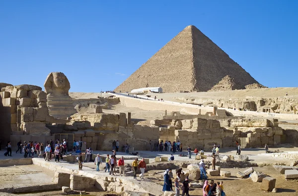 Egypte piramide gebied — Stockfoto