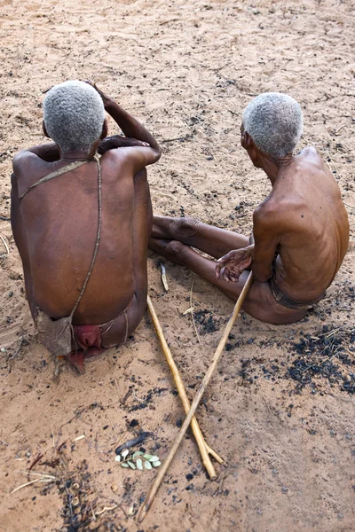 Namíbia grupos étnicos locais — Fotografia de Stock
