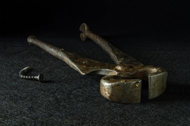 Hayat görmek için eski paslı pense