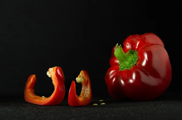 Pimienta roja madura y jugosa — Foto de Stock