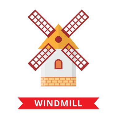 Yel değirmeni çiftliği Hollanda