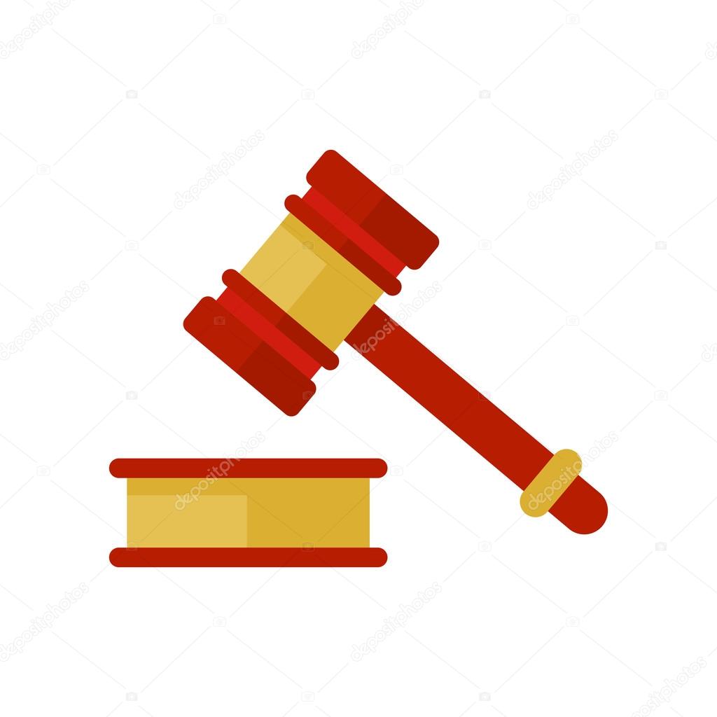 Hammer law icon Stock Vector Image by 114060046