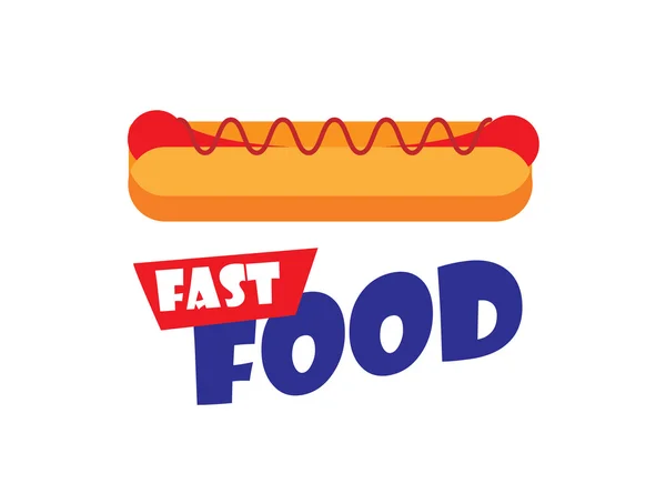 Hot dog logo — Διανυσματικό Αρχείο