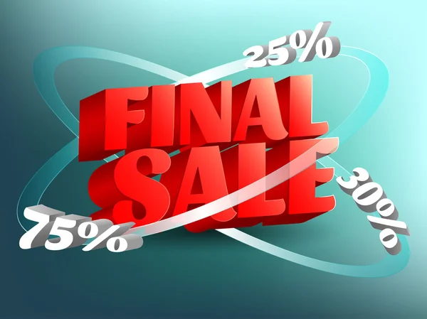 Final Sale Background — Vector de stoc