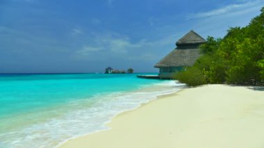 Güzel Maldivler ada okyanus ile