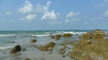 Güzel Maldivler ada okyanus ile