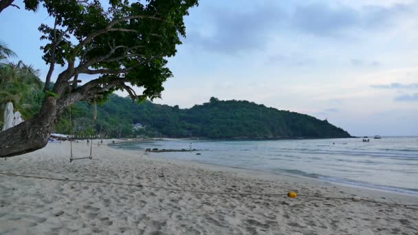 Wunderschöne Malediven Insel mit Meer — Stockvideo