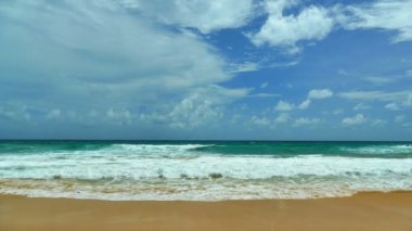 Güzel Maldivler ada okyanus ile