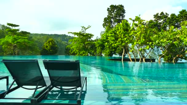酒店内的游泳池 — 图库视频影像
