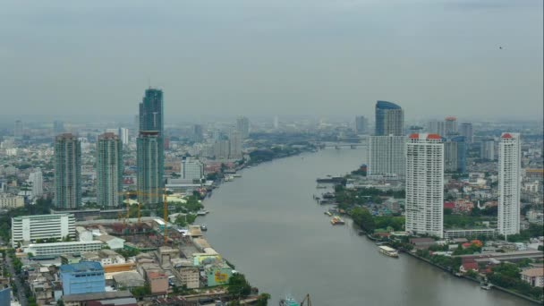 Бангкок в Таиланде в дневное время — стоковое видео