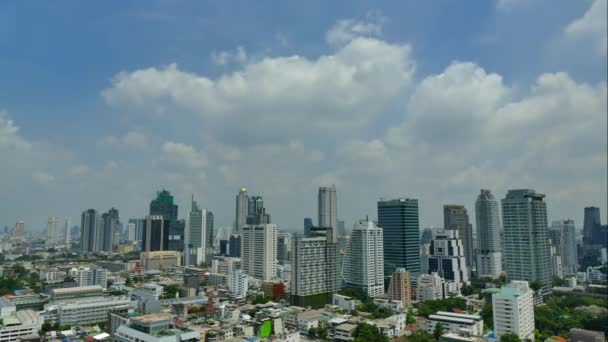 Bangkok city in Thailand at daytime — Stock Video