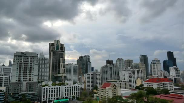 Bangkok kota di Thailand pada siang hari — Stok Video