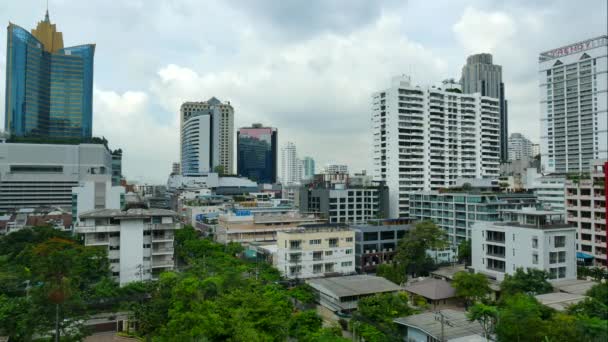 De stad Bangkok in Thailand overdag — Stockvideo