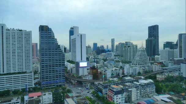 낮에 태국에서 방콕 시티 — 비디오