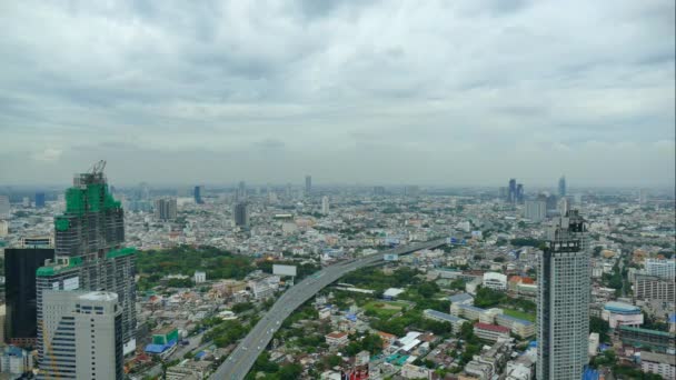 Bangkok Stadt in Thailand tagsüber — Stockvideo