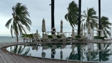 Otelde yüzme havuzu