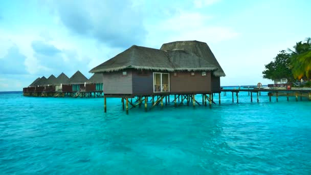 Pięknej wyspie Maldives Ocean — Wideo stockowe