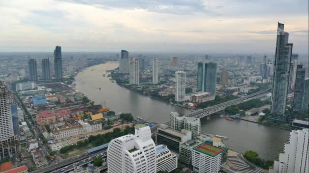 Bangkok città in Thailandia durante il giorno — Video Stock