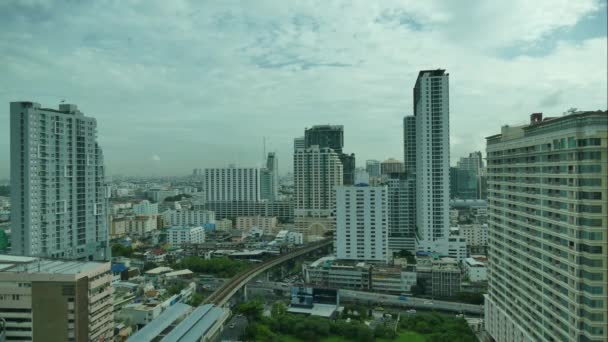 Στην Μπανγκόκ στην Ταϊλάνδη κατά τη διάρκεια της ημέρας — Αρχείο Βίντεο