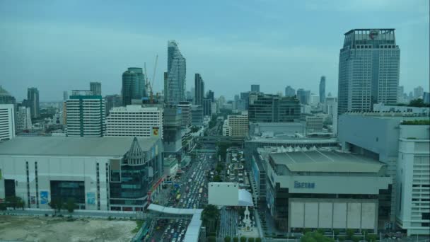 Tayland Bangkok City'de gündüz — Stok video