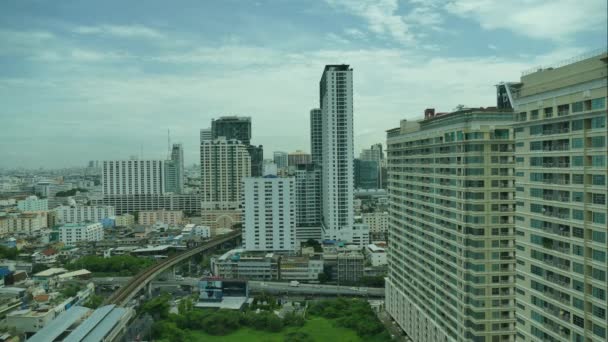 Bangkok ville en Thaïlande pendant la journée — Video