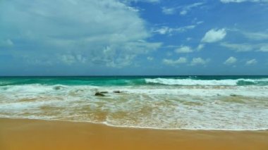 Güzel Maldivler ada okyanus ile