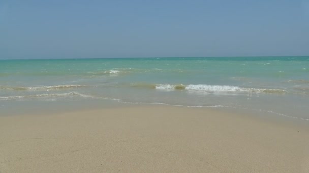 Hermosa isla de Maldivas con océano — Vídeos de Stock