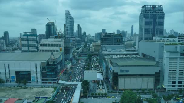 Tayland Bangkok City'de gündüz — Stok video