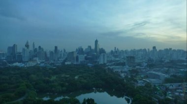 Şehir Bangkok Tayland gece gün için