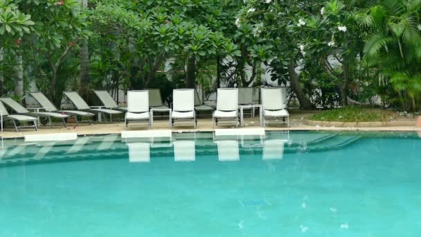 Swimmingpool på hotel – Stock-video