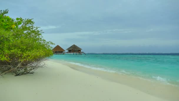 美丽的马尔代夫岛屿与海洋 — 图库视频影像
