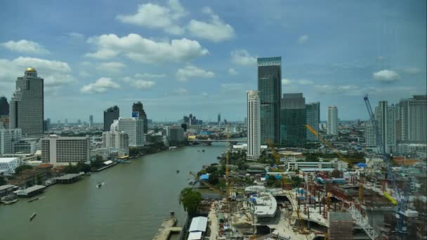 Bangkok city in Thailand at daytime — Stock Video