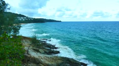 Güzel Maldivler ada okyanus ile