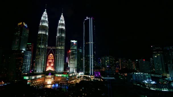 Kuala Lumpur Stycznia 2019 Przepiękny Upływ Czasu Miasto Kuala Lumpur — Wideo stockowe