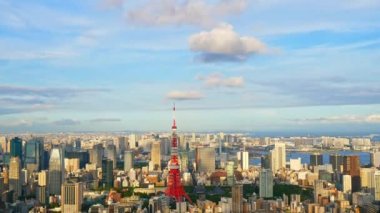  Tokyo şehrinin havadan görünüşü, Japonya