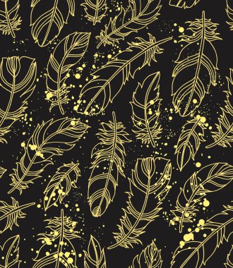 Anahat tüyler desen