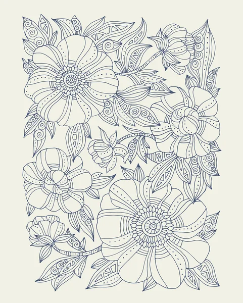 Krásný květinový vzor — Stock fotografie