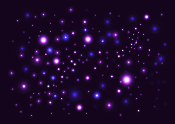 Пурпурная абстрактная галактика — стоковый вектор