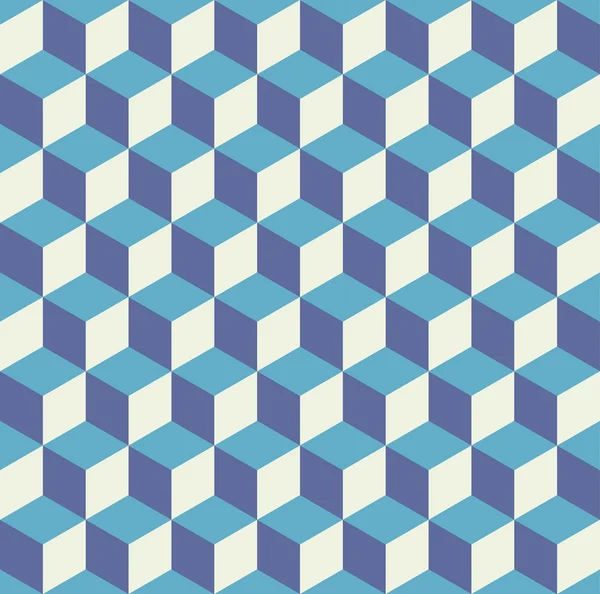 Illusion Cubes Blue - HTV Pattern