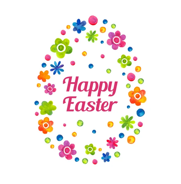 Happy easter greeting card — Stock Vector