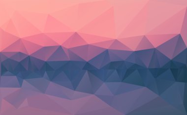 Mountains, sky. Triangle background