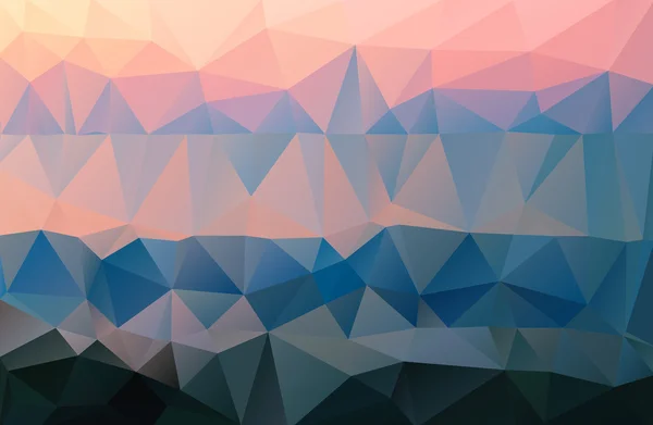 Mountains, sky. Triangle background — Stock vektor