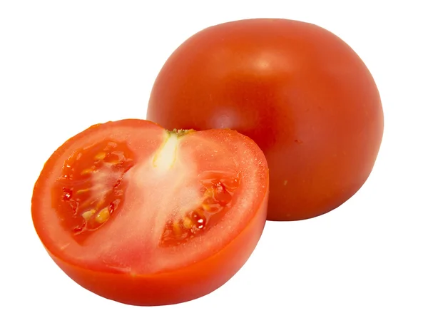 Twee rode tomaten — Stockfoto