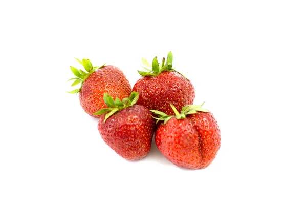 Fresh strawberry on a white — Stock Photo, Image