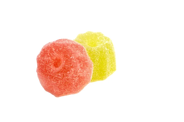 Jelly candies on white background — Stock Photo, Image
