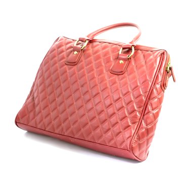 Kırmızı kadın deri omuz çantası evrak çantası